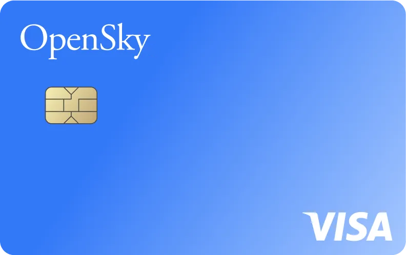 OpenSky Secured Visa card art