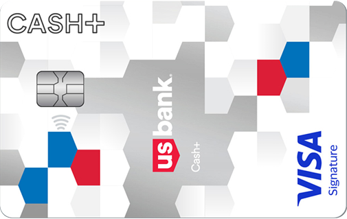 U.S. Bank Cash+ Visa Signature card art